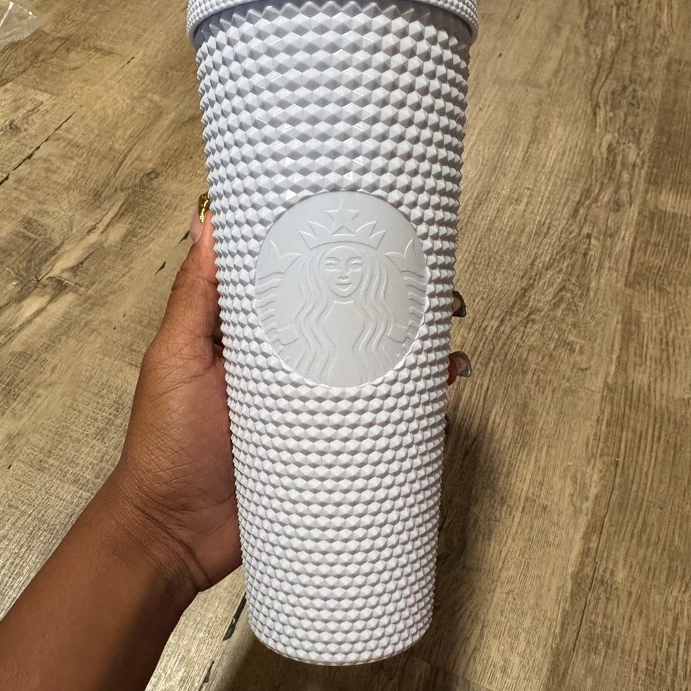 Starbucks White Textured Tumbler